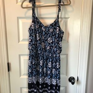 Loft  M Sundress Blue